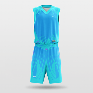 Blue Thorns Sublimated Basketball Set