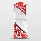 Classic 70 Sublimated Basketball Team Set Red