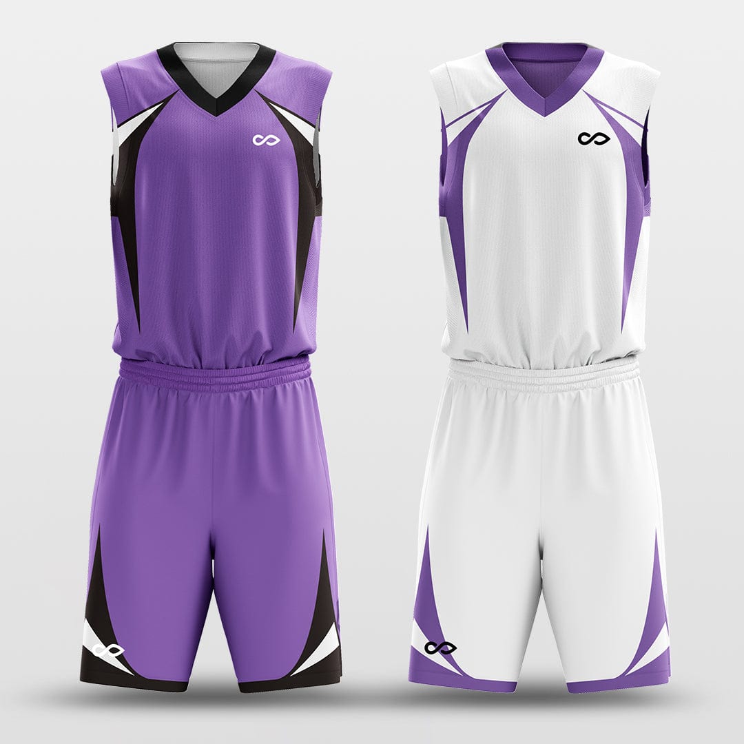 Purple Sublimation Personalized Cool Basketball Uniforms | YoungSpeeds Womens