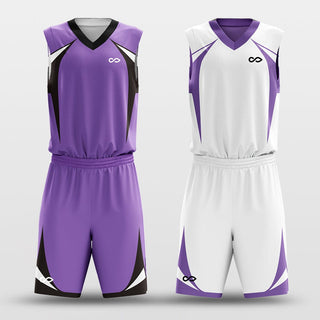 Reversible Basketball White and Purple