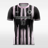 Pink and Black Soccer Jersey