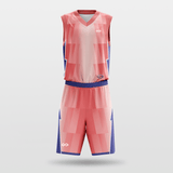 Pink Sublimated Basketball Set