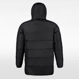 Youth Hooded Winter Jacket DF9012 Black