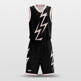 Black Thunder Customized Basketball Set