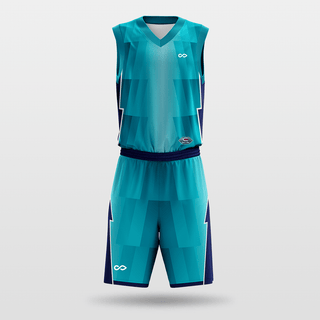 Mint Sublimated Basketball Set