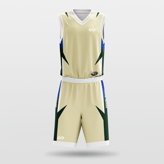 Cream Armor Customized Basketball Set