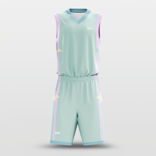 Light Green Hero Sublimated Basketball Team Set