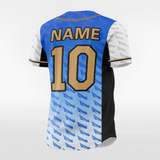 Plume Sublimated Button Down Baseball Jersey