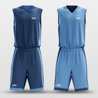 Blue&Navy Classic20 Sublimated Basketball Set