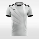 Custom Grey Men's Sublimated Soccer Jersey Design