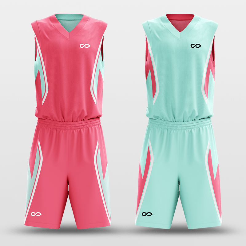 Ghost Fire - Custom Sublimated Basketball Uniform Set Design-XTeamwear
