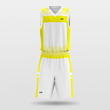Classic10 Sublimated Basketball Team Set Yellow
