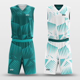 Mint Sublimated Basketball Set