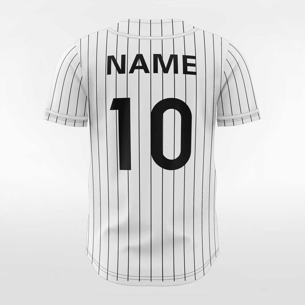 Fence-Customized Sublimated Button Down Baseball Jersey-XTeamwear