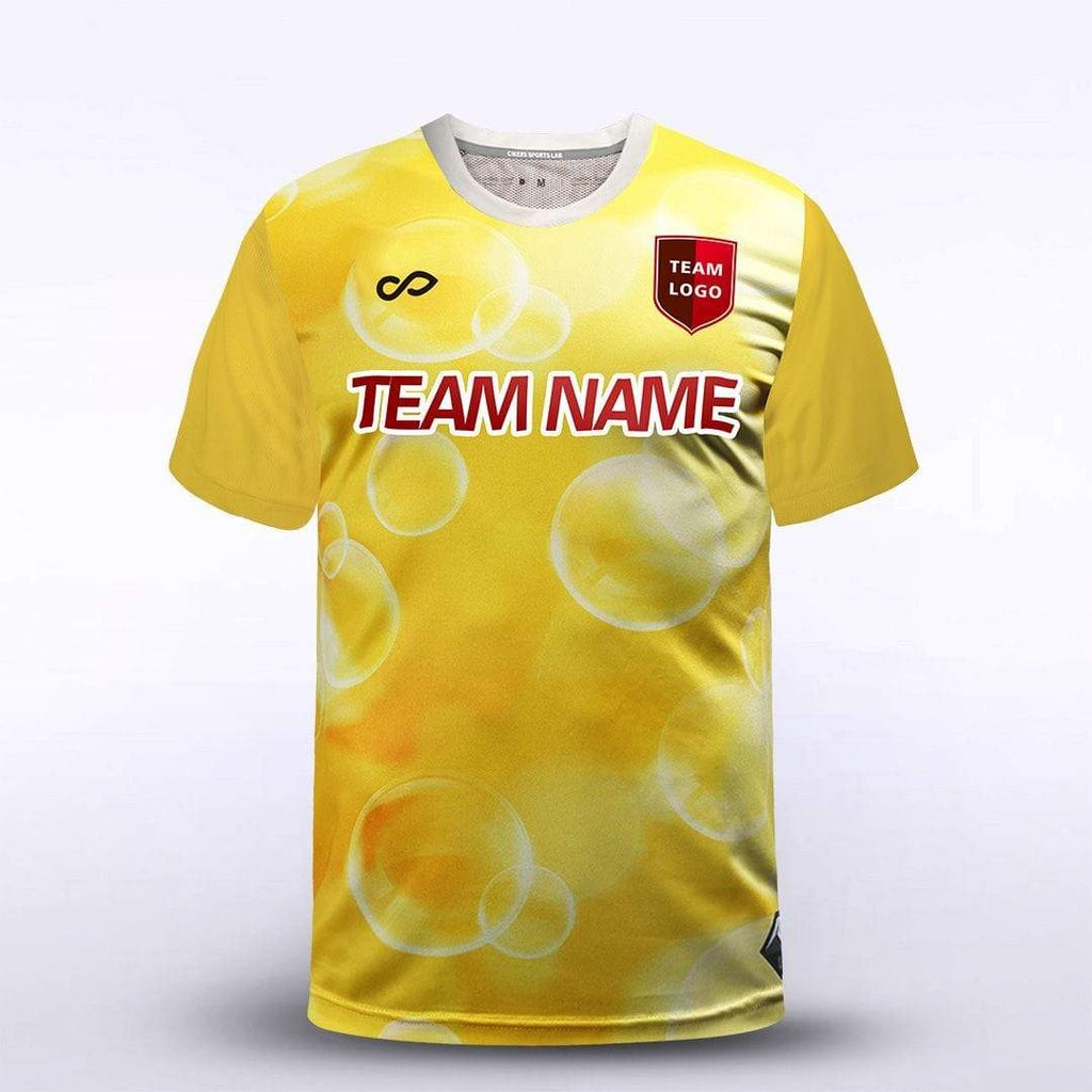 CRICKET JERSEY SUBLIMATION 27SK YELLOW DESIGN