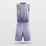 Purple Sublimated Basketball Set
