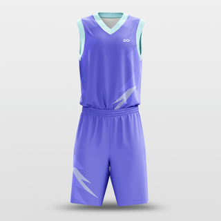 Purple Sublimated Basketball Set