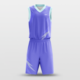 Purple Sublimated Basketball Set