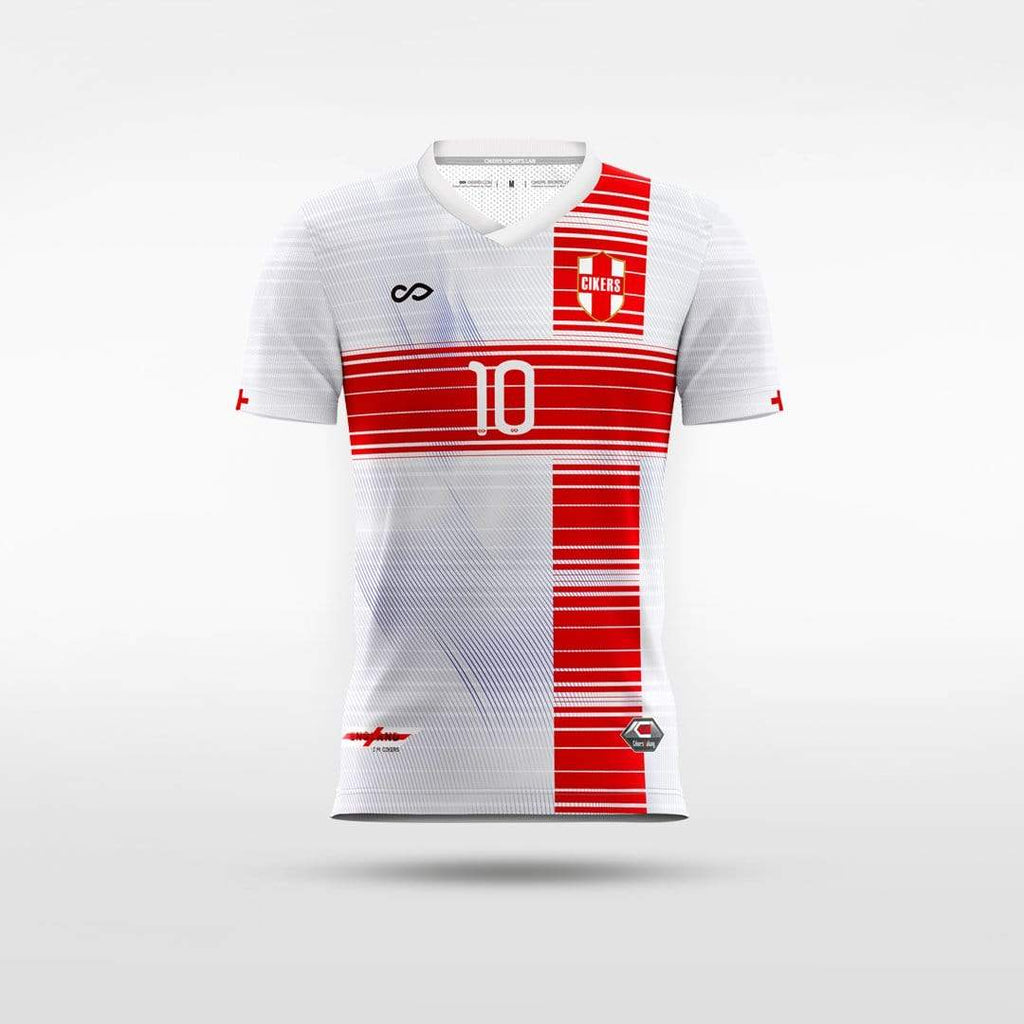 Team England Customized Kid's Soccer Jersey