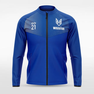 Blue Historic Greek Sublimated Full-Zip Jacket