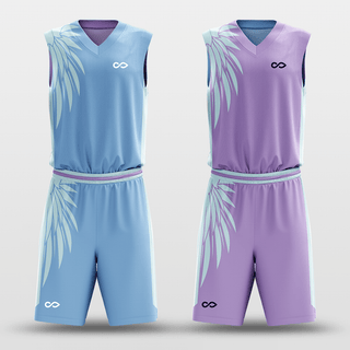 Blue&Purple Classic 68 Sublimated Basketball Set