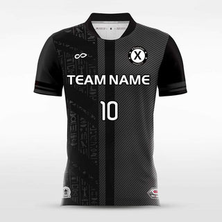 Black Men Soccer Jersey