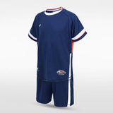 Navy Blue Kids Football Kit