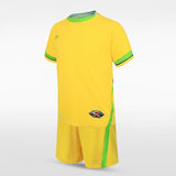 Yellow Kids Football Kit