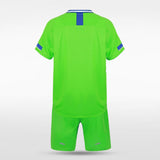 Green Custom Kids Football Kit