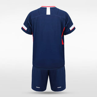 Navy Blue Custom Kids Football Kit