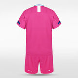 Pink Custom Kids Football Kit