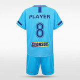Sky Blue Kids Football Kit for Team