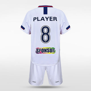 White Kids Football Kit for Team