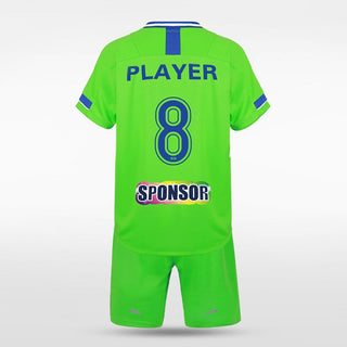 Green Kids Football Kit for Team