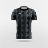 Black Checkerboard Soccer Jersey