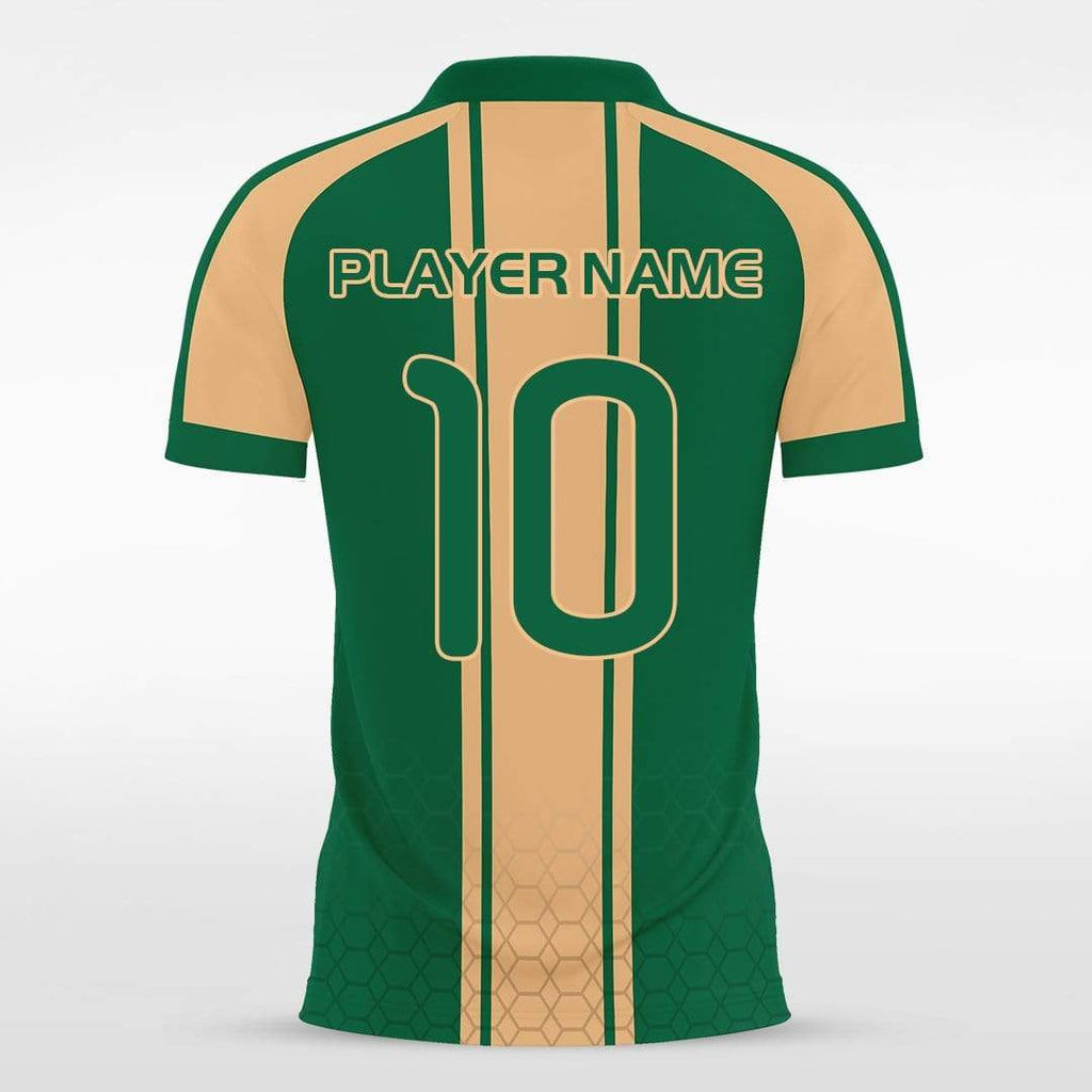 Green&Red Striped Sublimated Soccer Jersey