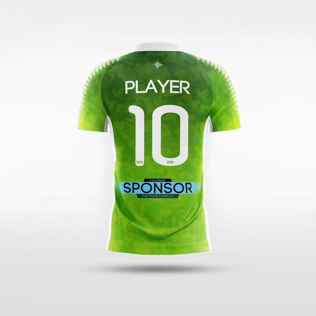 Green Custom Soccer Uniform
