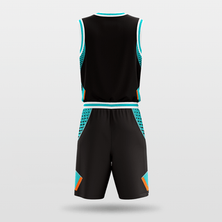 black Sublimated Basketball Set