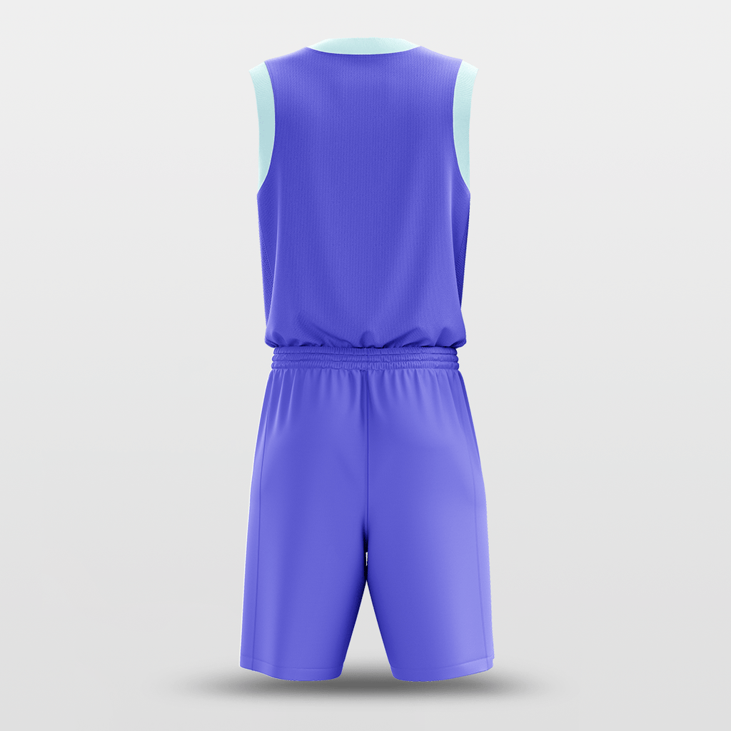 Purple Sublimated Basketball Uniform