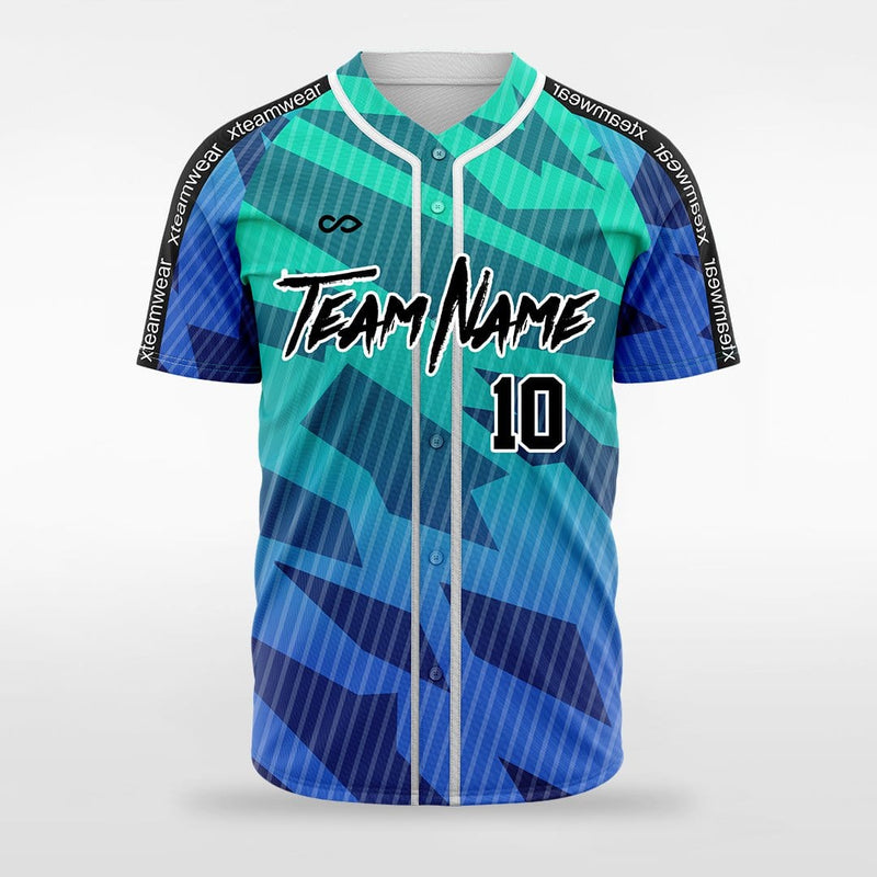 Classic Colors-Custom Sublimated Button Down Baseball Jersey-XTeamwear