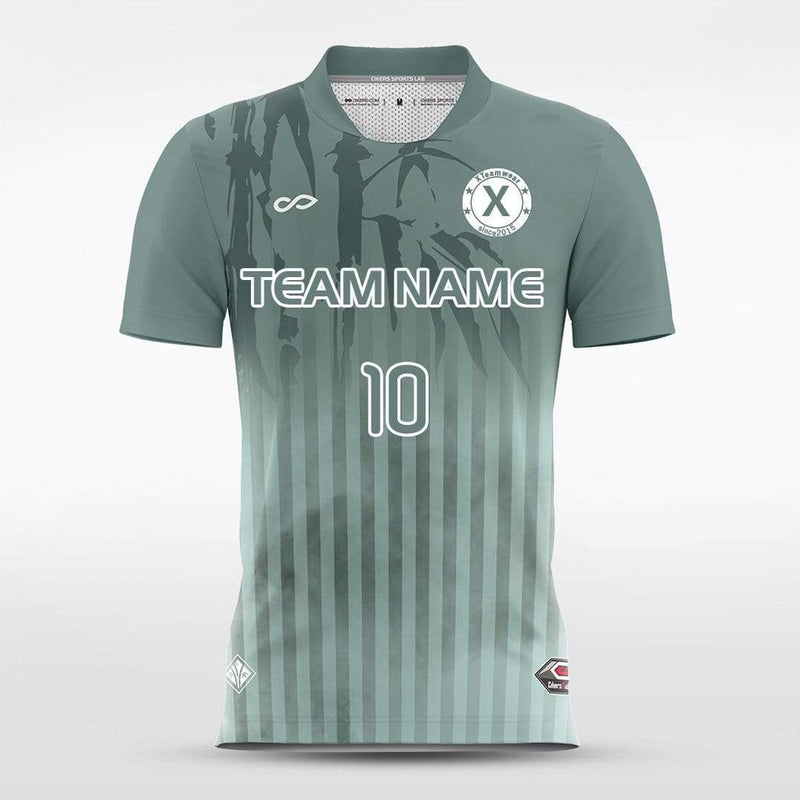 Men's Green Customized Elite Team Jersey - Kitsociety