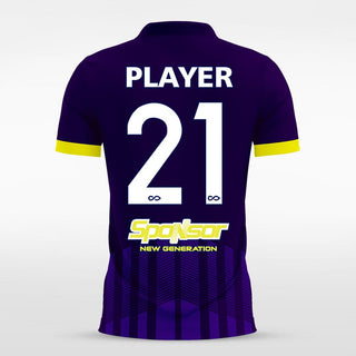 Custom Purple Men's Sublimated Soccer Jersey