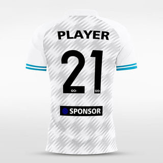 Custom White Men's Sublimated Soccer Jersey