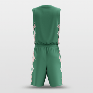 Green Spark Sublimated Basketball Set