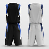 Reversible Basketball Jersey White and Black