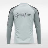 Grey Embrace Wind Stopper Men 1/4 Zip Jersey Design