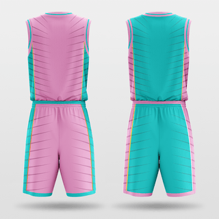 Pink&Blue Reversible Basketball Jersey