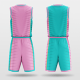 Pink&Blue Reversible Basketball Jersey