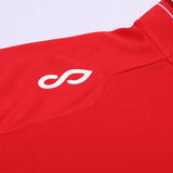 Red Adult Stand Collar Polo Shirts