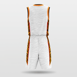 Tiger stripes Sublimated Basketball Set